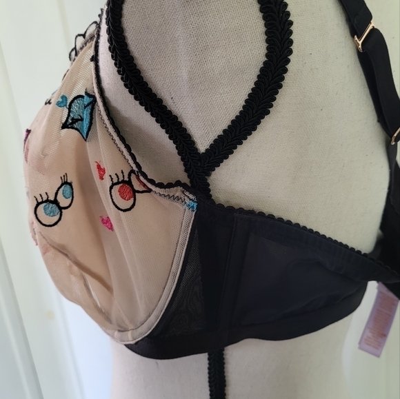 Savage X Fenty Unlined Cute Af Nude Print Bra - Picture 5 of 9